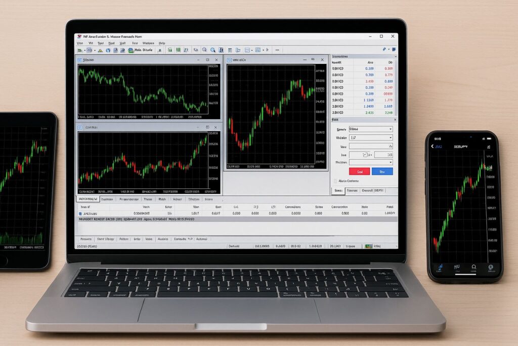 ローソク足のチャート画面